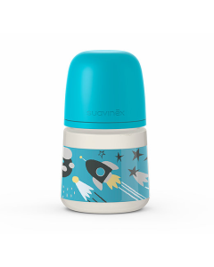 Biberón Pp 150Ml Sx Pro 0-3M Flujo S Space Azul Silicona Sua