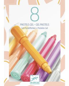 8 gel pastels - pastel colours Design by by Djeco