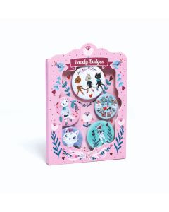 Cats Lovely Badges Lovely Paper By Djeco