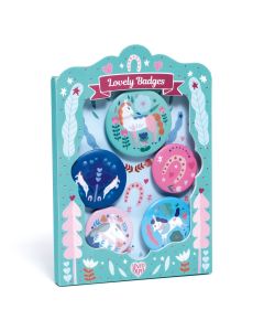 Horses Lovely Badges Lovely Paper By Djeco