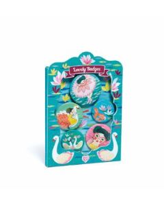 Ballerian Lovely Badges Lovely Paper By Djeco