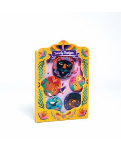 Wild Lovely Badges Lovely Paper By Djeco