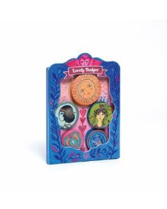 Lucky Lovely Badges Lovely Paper By Djeco