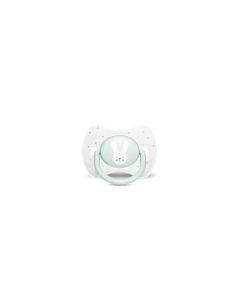 Chupete Premium Fisiológico Silicona 0-6M Conejo Verde Suavi