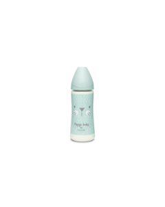 Biberón Pa 360Ml Fisio. +4M  Flujo L Hygge Verde Silicona Su