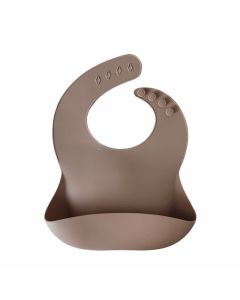Babero silicona taupe (beige) Storki