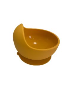 Bowl silicona con ventosa  Mostaza Storki