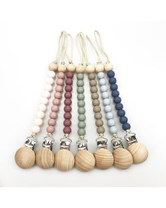 Clip chupete silicona Baby Pink Storki