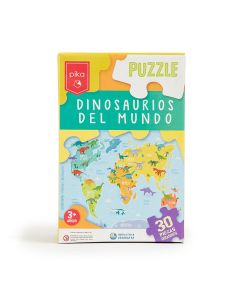 Puzzle Dinosaurios del Mundo 30 pcs Pika