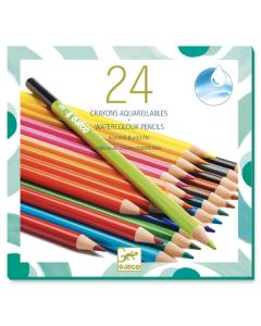 24 Watercolour Pencils  Design By By Djeco