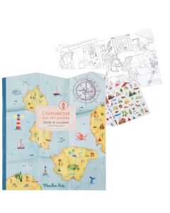 Explorer sticker book Le jardin du moulin - 20 pages Moulin