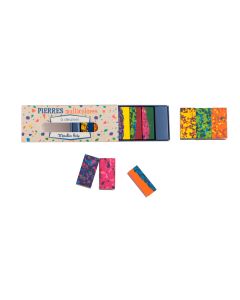 Box of 6 multi-coloured wax blocks Moulin Roty