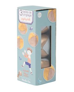 Box of 3 juggling balls Moulin Roty