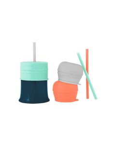 Vasos con tapas y sorbitos Nordico Multi Snug Boon