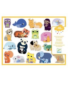 Coloured stickers mums and babies Design by by Djeco