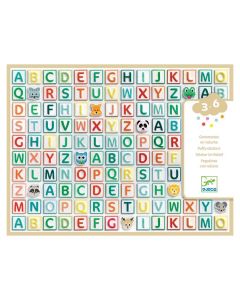 Alphabet stickers Design by by Djeco