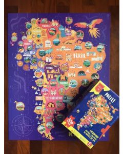 Puzzle America del Sur 120pz Pika