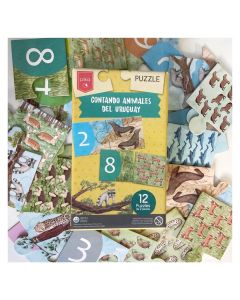 Puzzle Contando animales del Uruguay Pika
