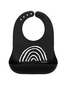 Babero Rainbow negro Bella Tunno