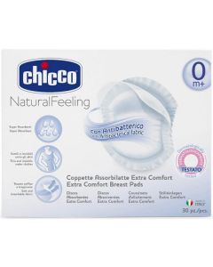Discos absorventes con antibacterial 30pcs Chicco