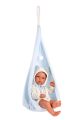 Bimbo 35cm hamaca celeste Llorens
