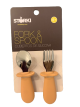 Pack Cuchara y Tenedor Acero Inoxidable Muted Storki